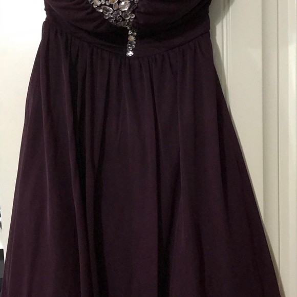 Formal\wedding strapless dress with rhinestones. - Picture 2 of 5